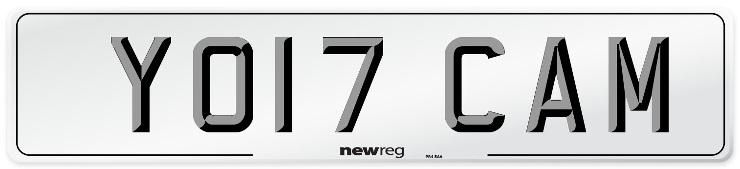 YO17 CAM Number Plate from New Reg